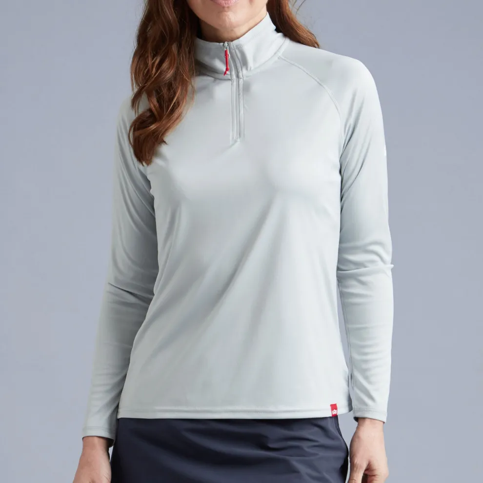 Women’s UV Tec Zip Tee – Long Sleeve
